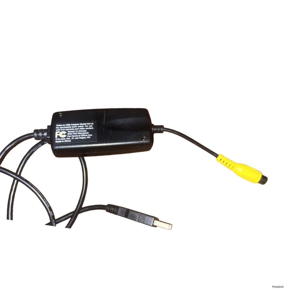 X10 USB Video Adapter Model VA11A Home Security & Surveillance